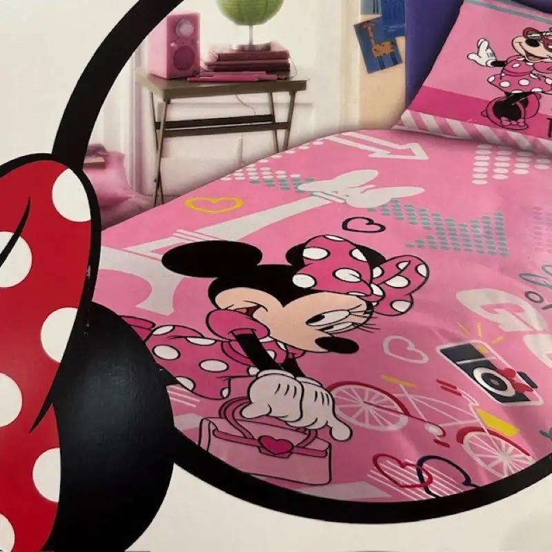 Completo lenzuola Minnie Mouse Disney per letto singolo - Novia