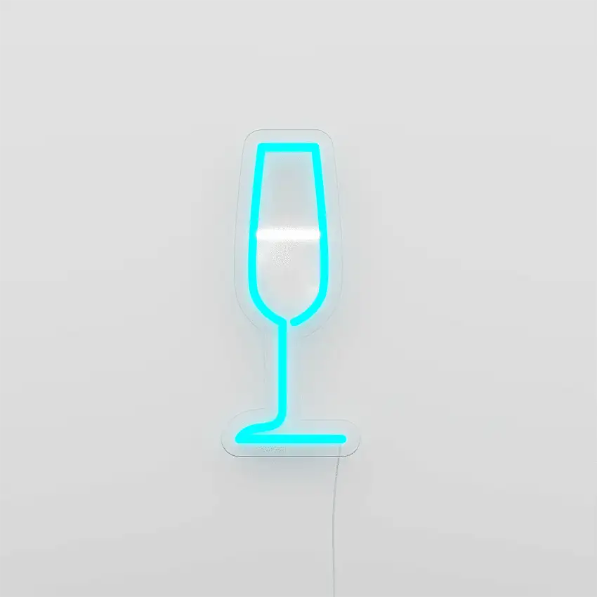 Insegna Luminosa LED SMALL CHAMPAGNE  Candyschock