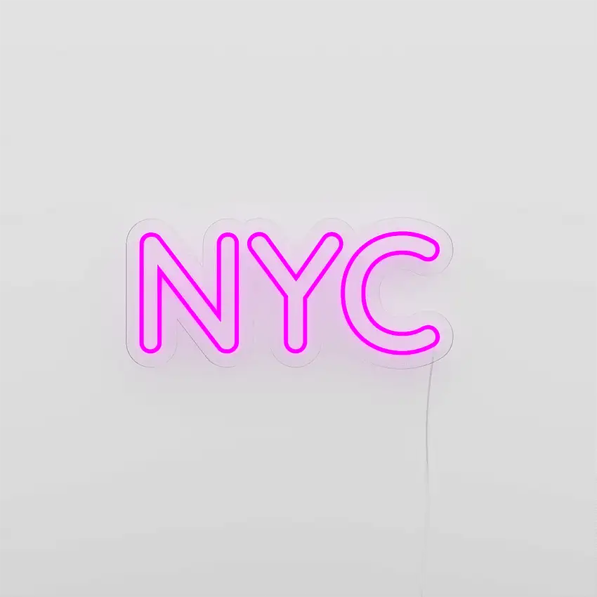 Insegna luminosa Led Small NYC Candyshock