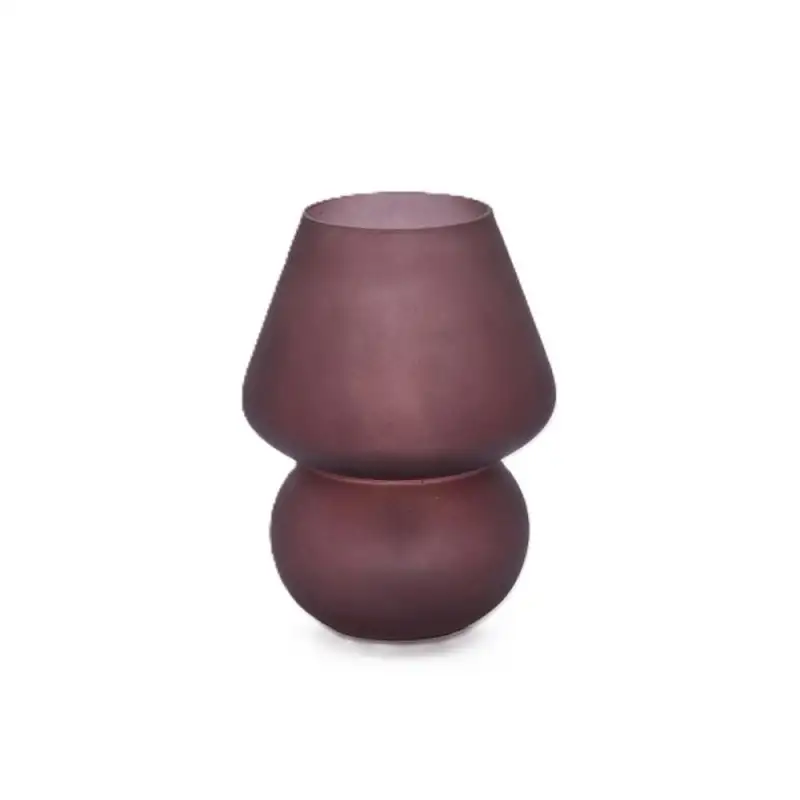 EDG Enzo De Gasperi lampada da tavolo usb Aura malva piccola H15cm