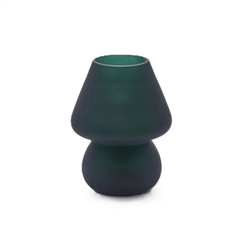 EDG Enzo De Gasperi lampada da tavolo usb Aura verde piccola H15cm