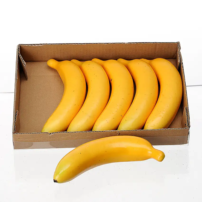 Banana 12 pezzi artificiale • 19,5 cm
