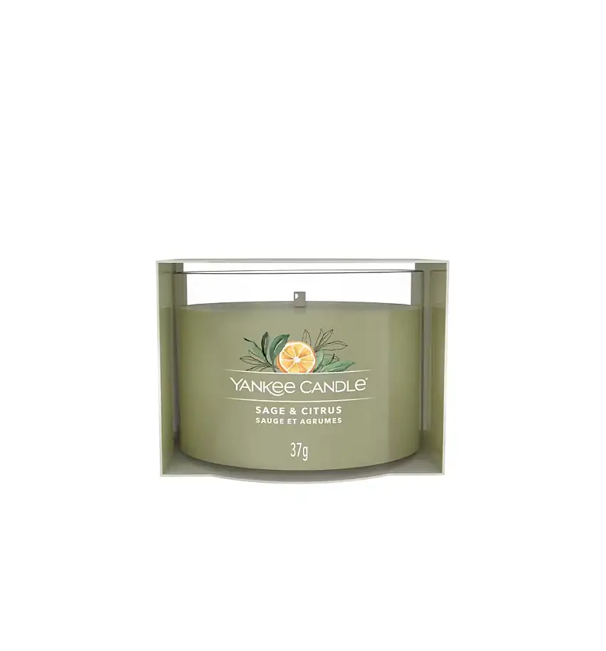Filled Votivo Sage & Citrus 37 g. Yankee Candle