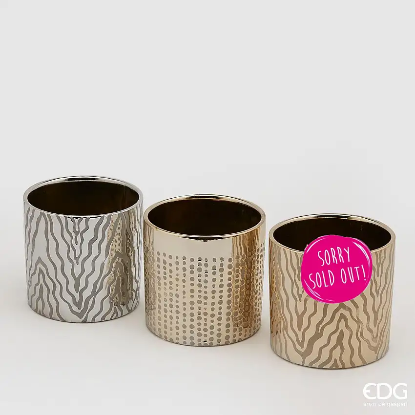 Vaso Zebra Pois 3A d.13 h.13 Edg