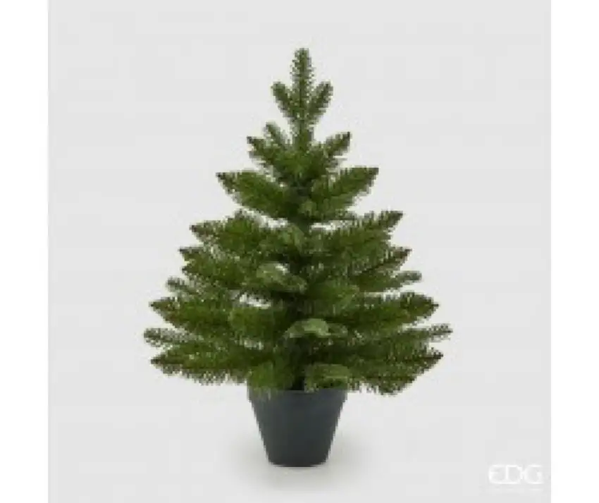 Albero di Natale Pino Verde con Vaso h.60 d.45 Edg