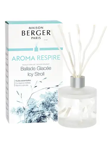 Diffusore a Bastoncini 180 ml. Bouquet Collection Aroma Respire Ballade Glacee Maison Berger