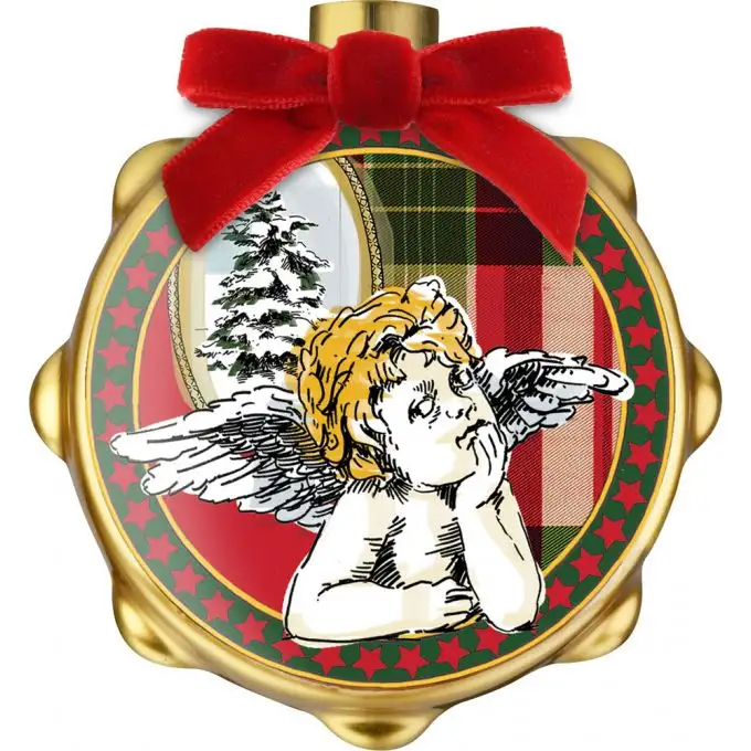 Tamburello in Porcellana Tartan Baci Milano