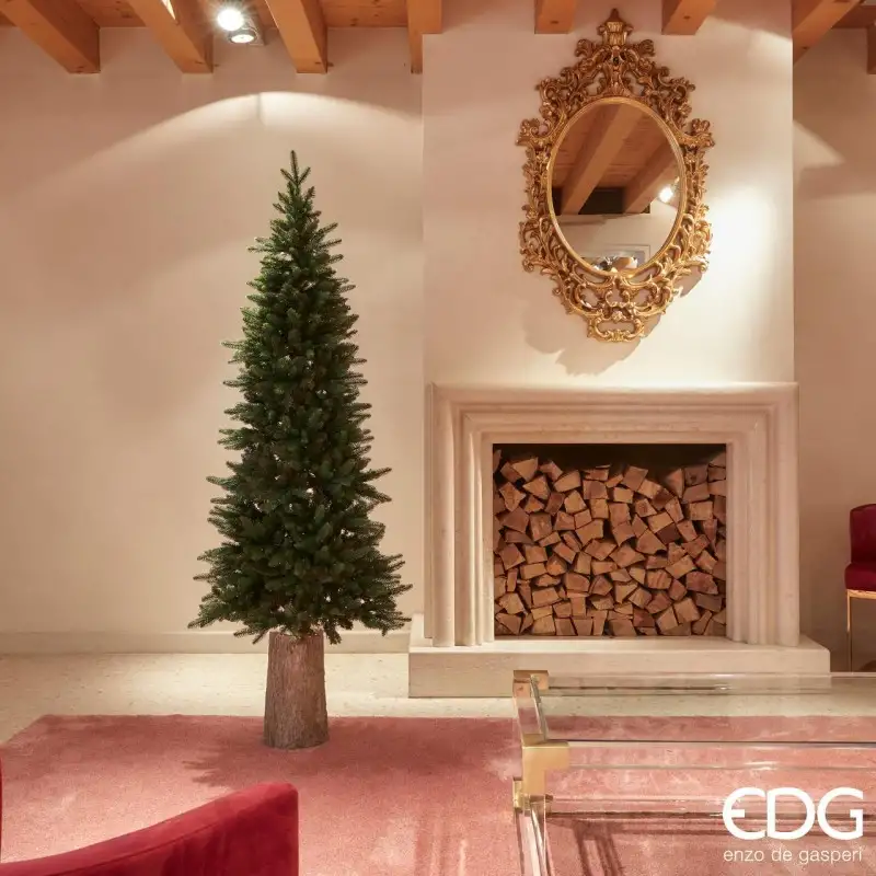 Albero di Natale Pino Slim Verde h.180 d.71 Edg