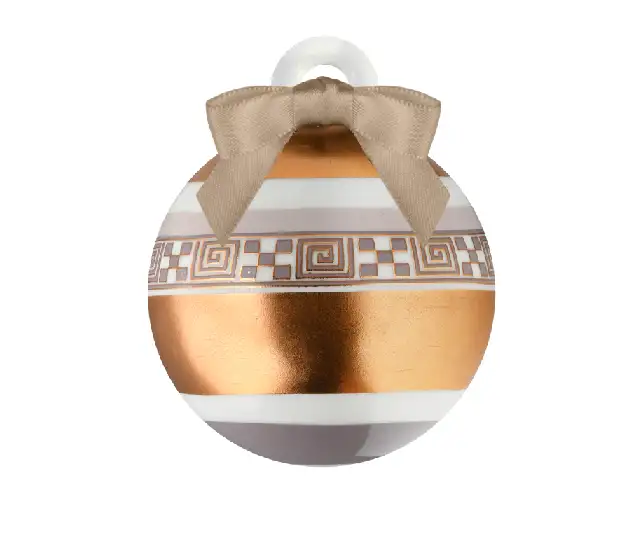Palla di Natale in Porcellana - Solid Copper D.7 Baci Milano