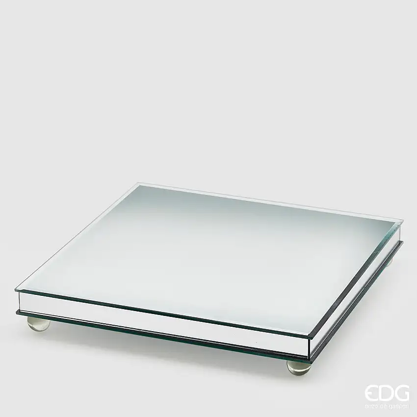 Alzata Specchio con Piedi 30x30x5h Edg