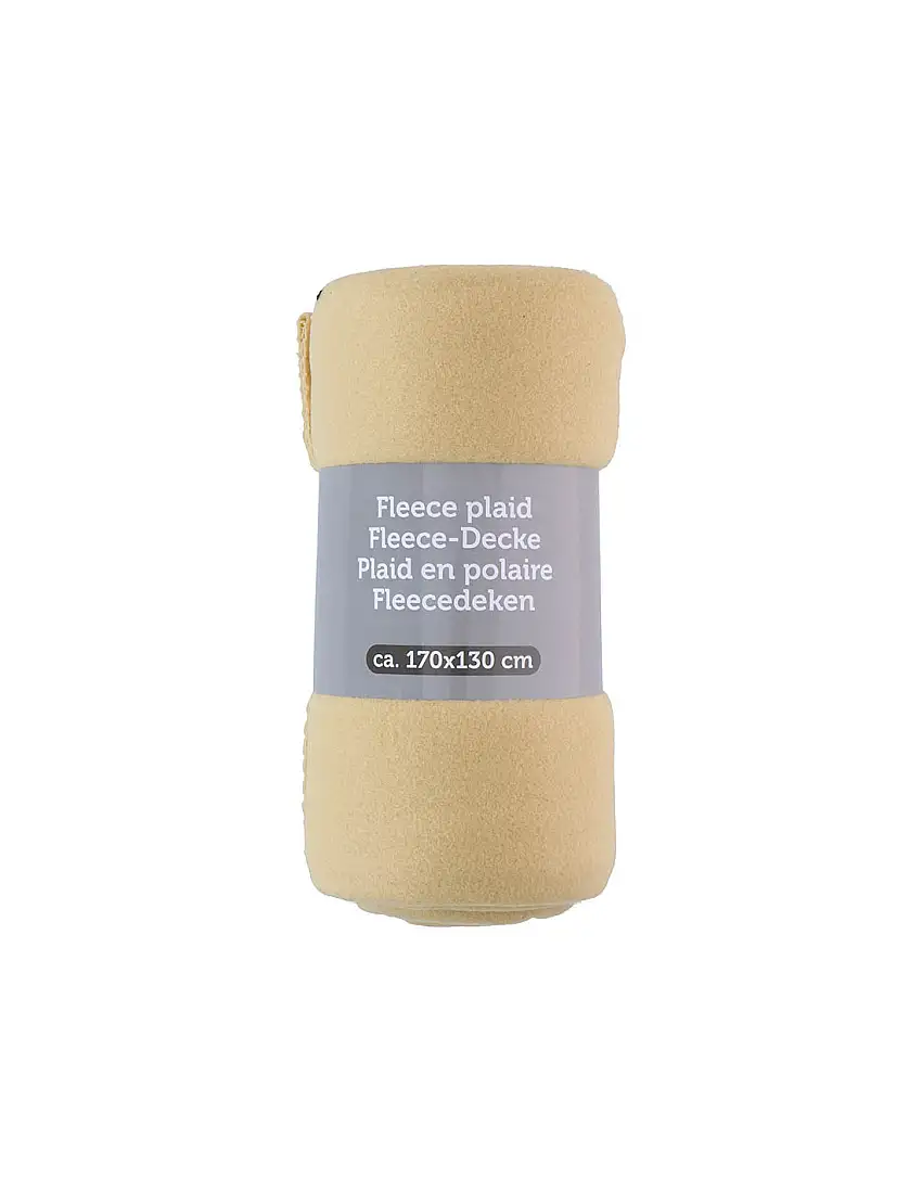 Fleece blanket 170x130 (Yellow)