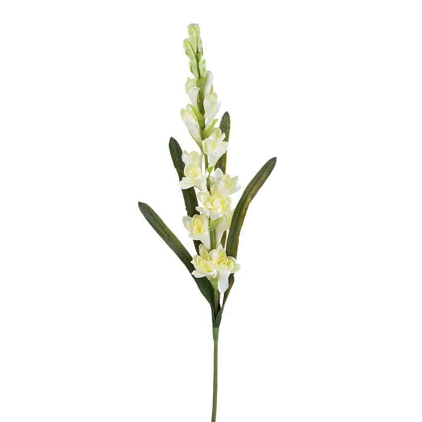 2 Pezzi • Fiore di tuberosa artificiale • 90 cm