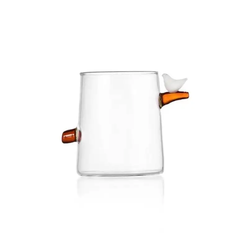 Ichendorf bicchiere acqua Birds con uccellino bianco 32cl