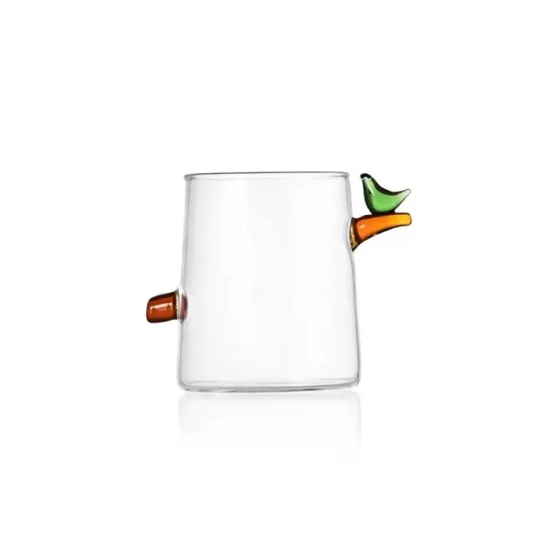 Ichendorf bicchiere acqua Birds con uccellino verde 32cl