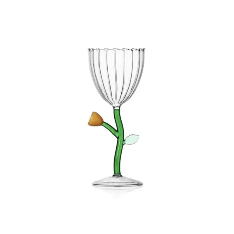 Ichendorf calice ottico Botanica con fiore ambra 28cl