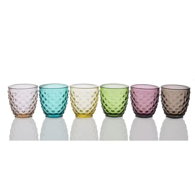 Ivv Bolle set 6 bicchieri acqua colori assortiti