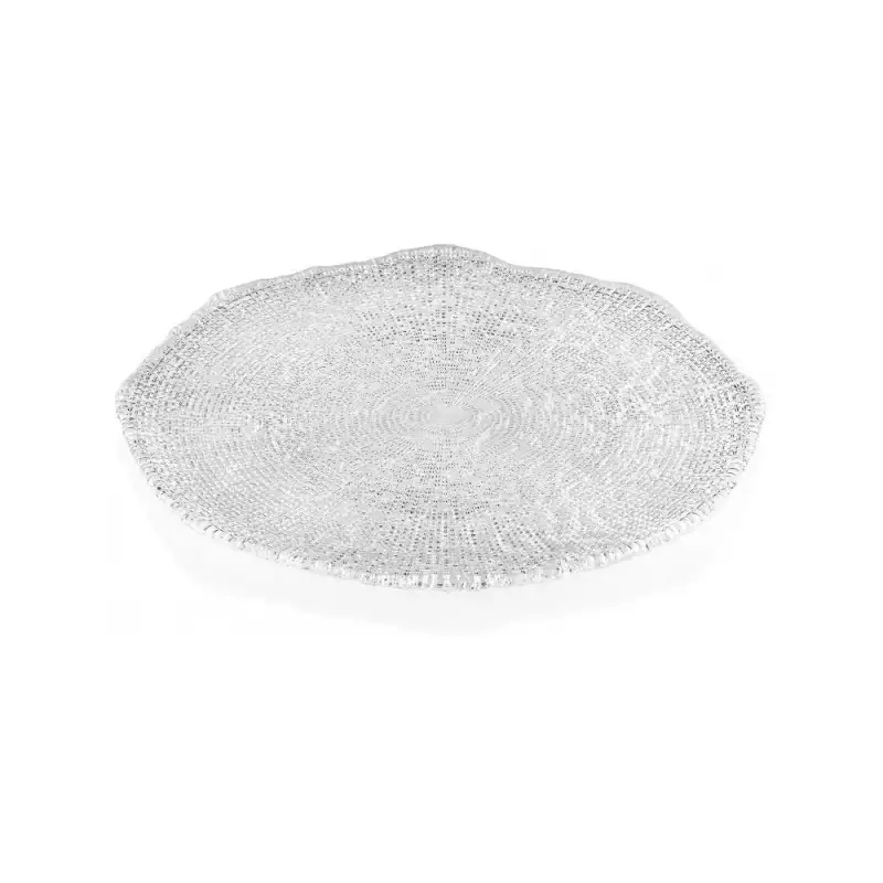 DIAMANTE' SOTTOPIATTO CM.34 TRASPARENTE