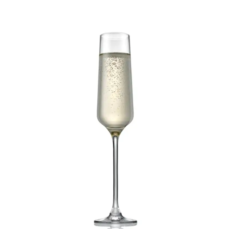 TASTING HOUR SET 2 CALICE FLUTE TRASPARENTE CL.19