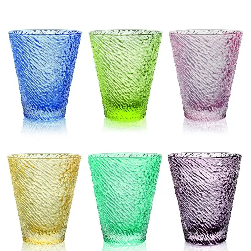 IROKO SET 6 BICCHIERE ACQUA COLORI ASSORTITI SCATO