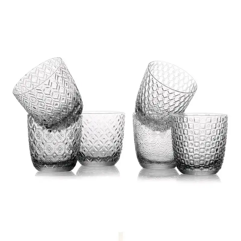 SIXTIES SET 6 BICCHIERE ACQUA TRASPARENTE 6 OTTICH