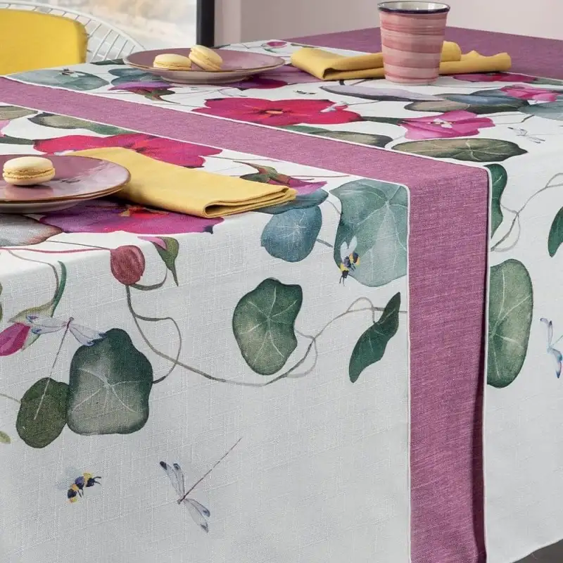 L'Oca Nera runner antimacchia Provence 50X155cm