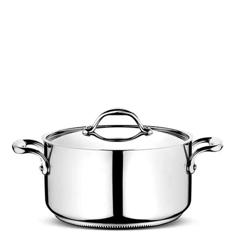 Casseruola fonda 2 maniglie con coperchio  cm 24