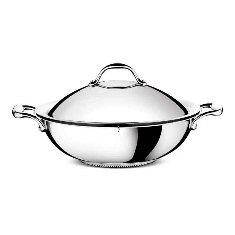 Wok con coperchio e griglia  cm 36