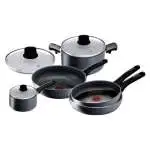 Batteria di pentole Lagostina GREEN, modello 10269600008, colore Grigio Scuro, per cucinare in modo ecologico