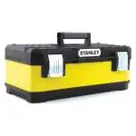 Cassetta per attrezzi Stanley con Vaschetta, modello 1 95 612, colore Giallo e Nero, per trasporto e organizzazione