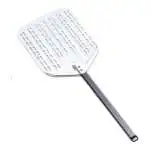 Pala pizza Ompagrill Forata, modello 03080, colore Silver, per preparazione pizza artigianale