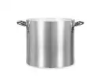 Pentola in allumionio con due manici, collezione Tender, diametro 30 Cm Argento Pinti Inox