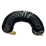 Tubo compressore Stanley 8221577STN Spiralato con Raccordi Nero, flessibile per aria compressa
