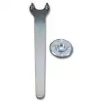 Chiave smerigliatrice Kwb 718500 AGGRESSO FLEX Zincato, per cambio disco rapido