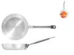 Padella alta in alluminio con un manico, collezione Tender Easy, diametro 32 Cm Argento Pinti Inox