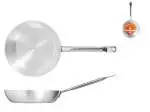 Padella alta in alluminio con un manico, collezione Tender Easy, diametro 36 Cm Argento Pinti Inox