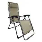 Sedia sdraio Amicasa, colore Verde, per relax e comfort in giardino o terrazzo