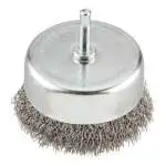 Spazzola trapano Kwb 602430 A Tazza, per lavori di pulizia su superfici metalliche