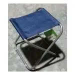 Sgabello pieghevole Amicasa, modello SBC 001, colore Blu, per uso domestico