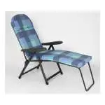 Sedia sdraio Metal F.A.R. RODI Blu, modello S59RON, 7250 104, per relax in giardino