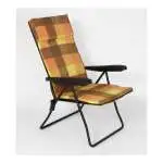 Sedia sdraio Metal F.A.R. GARDEN Arancio, modello 8034CN, 7250 106, per relax in terrazzo