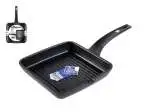 Bistecchiera Griglia Antiaderente Efficient Cm 22 Nero Pinti Inox