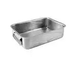 Teglia Rettangolare Inox Casa 25x18 548106 Grigio Pinti Inox