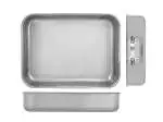 Teglia Inox Catering 40x30 Cm Grigio Pinti Inox