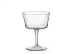 Set di 6 calici fizz in vetro modello  Novecento con capacità di cl 15,5 della marca Bormioli Rocco