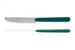 12x 2 Coltelli tavola Tavola Pasha Verde Grigio Abert
