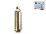 Confezione di 10 bombolette soda per Seltz in metallo di colore dorato