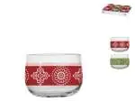 6x Confezioni di 6 porta Tealight in vetro trasparente