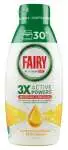 3x Fairy Gel Lavastoviglie 600 Ml. Platinum Limone Extra Brillantezza