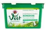 3x Chante Clair Lavatrice Ecodosi 20 Pezzi Vert Fresco Eucalipt