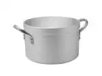 Casseruola alta in alluminio modello Assoluto 800 a due manici di cm 20